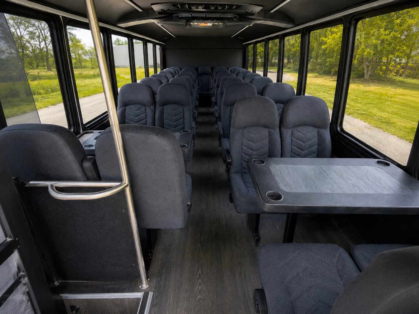 15 passenger minibus inside
