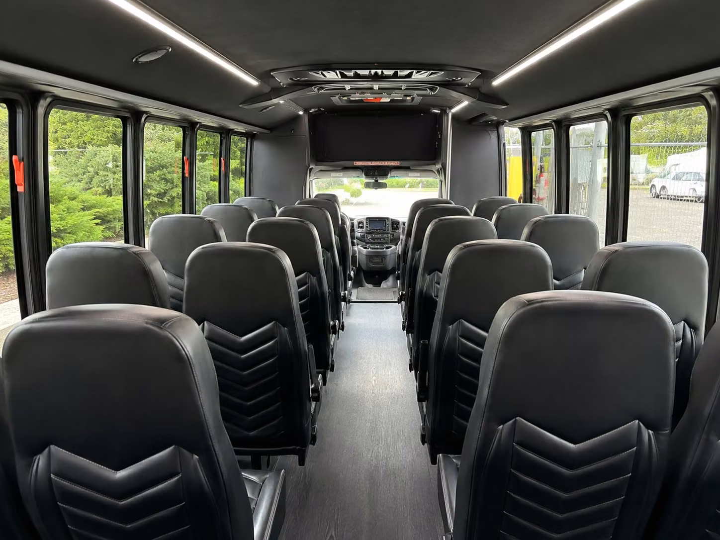 18 passenger minibus inside
