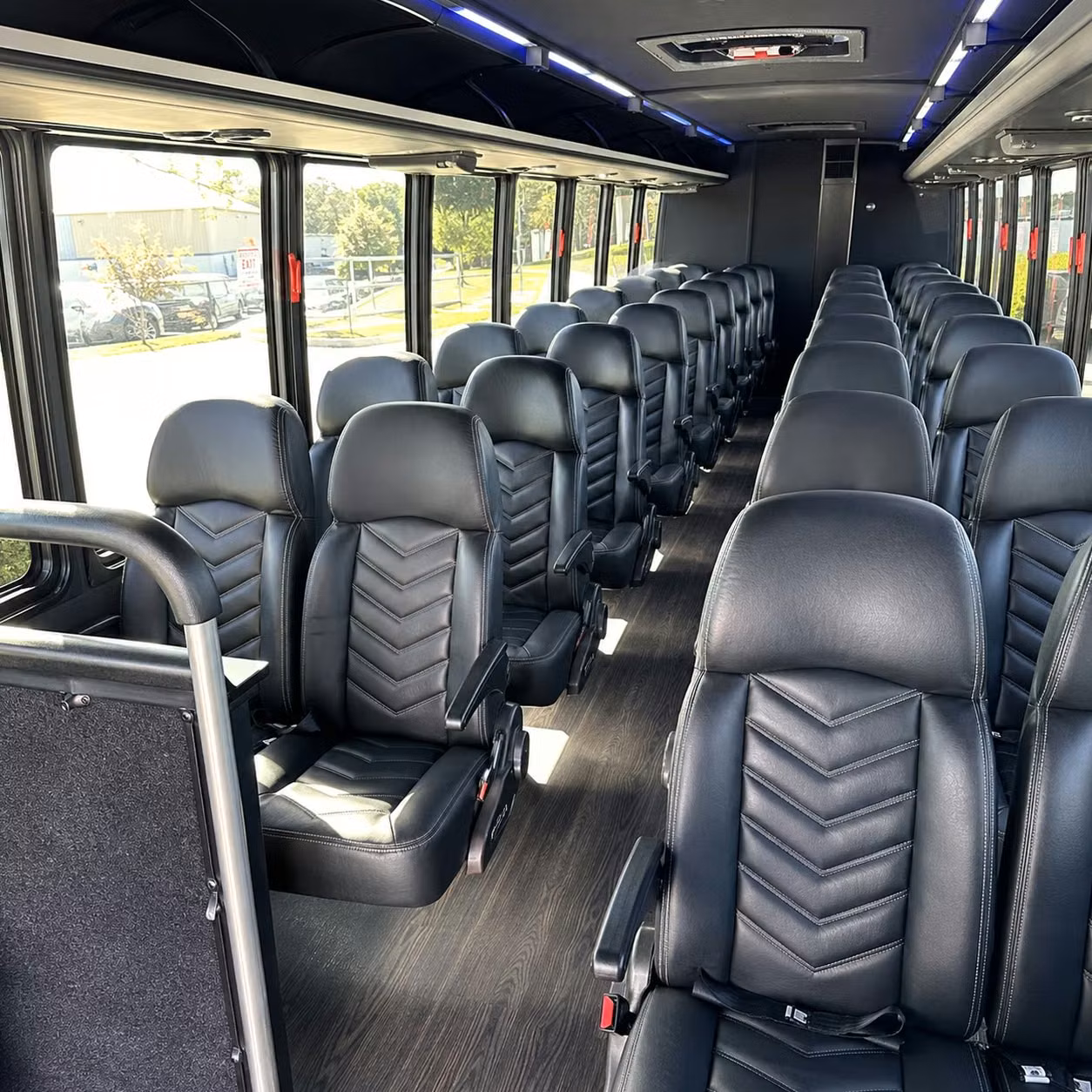 25 passenger minibus interior
