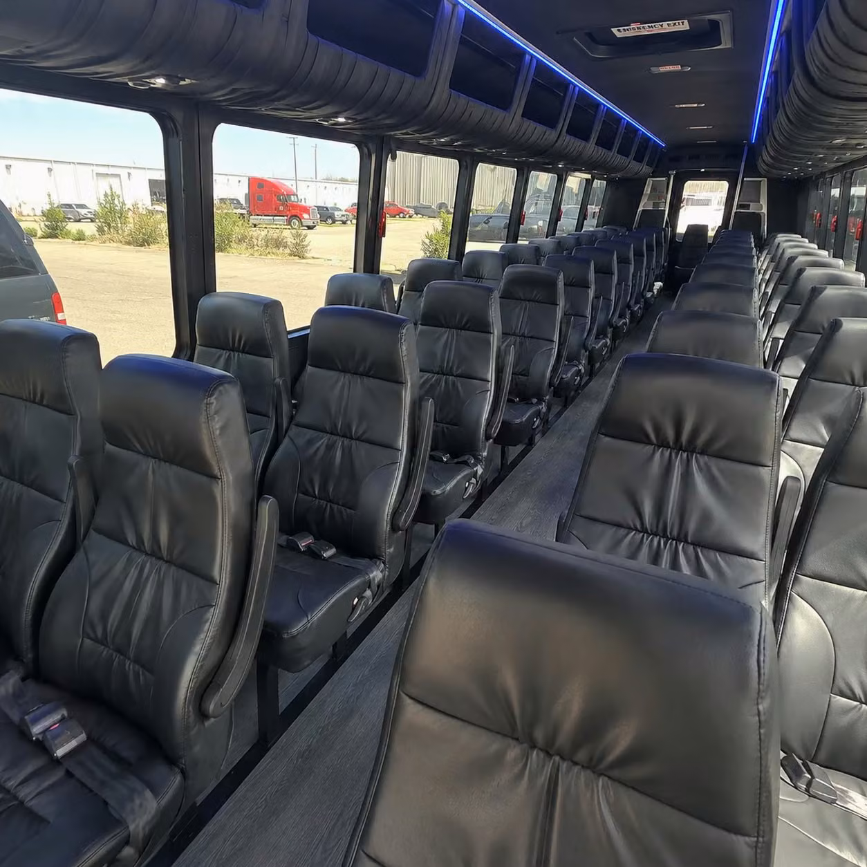 30 passenger minibus inside