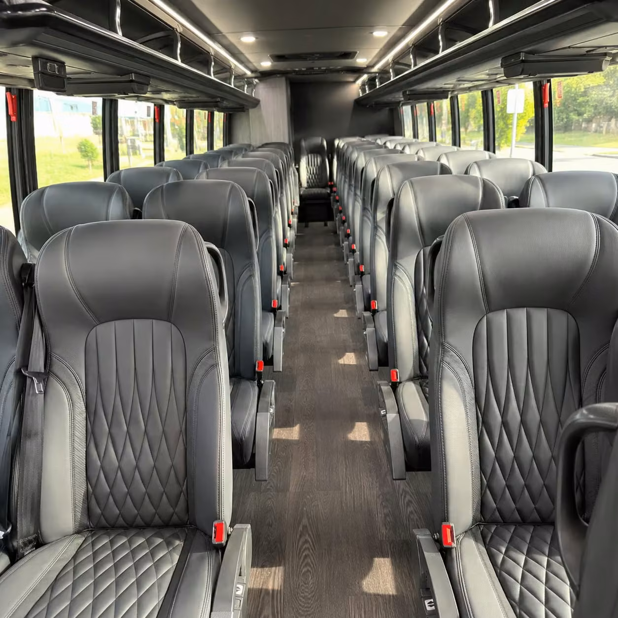 30 passenger minibus interior
