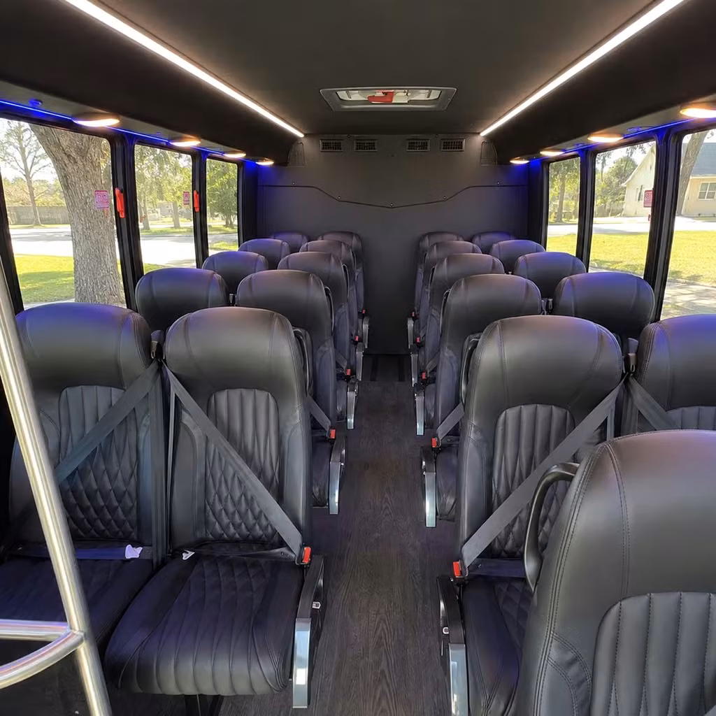 35 passenger minibus inside