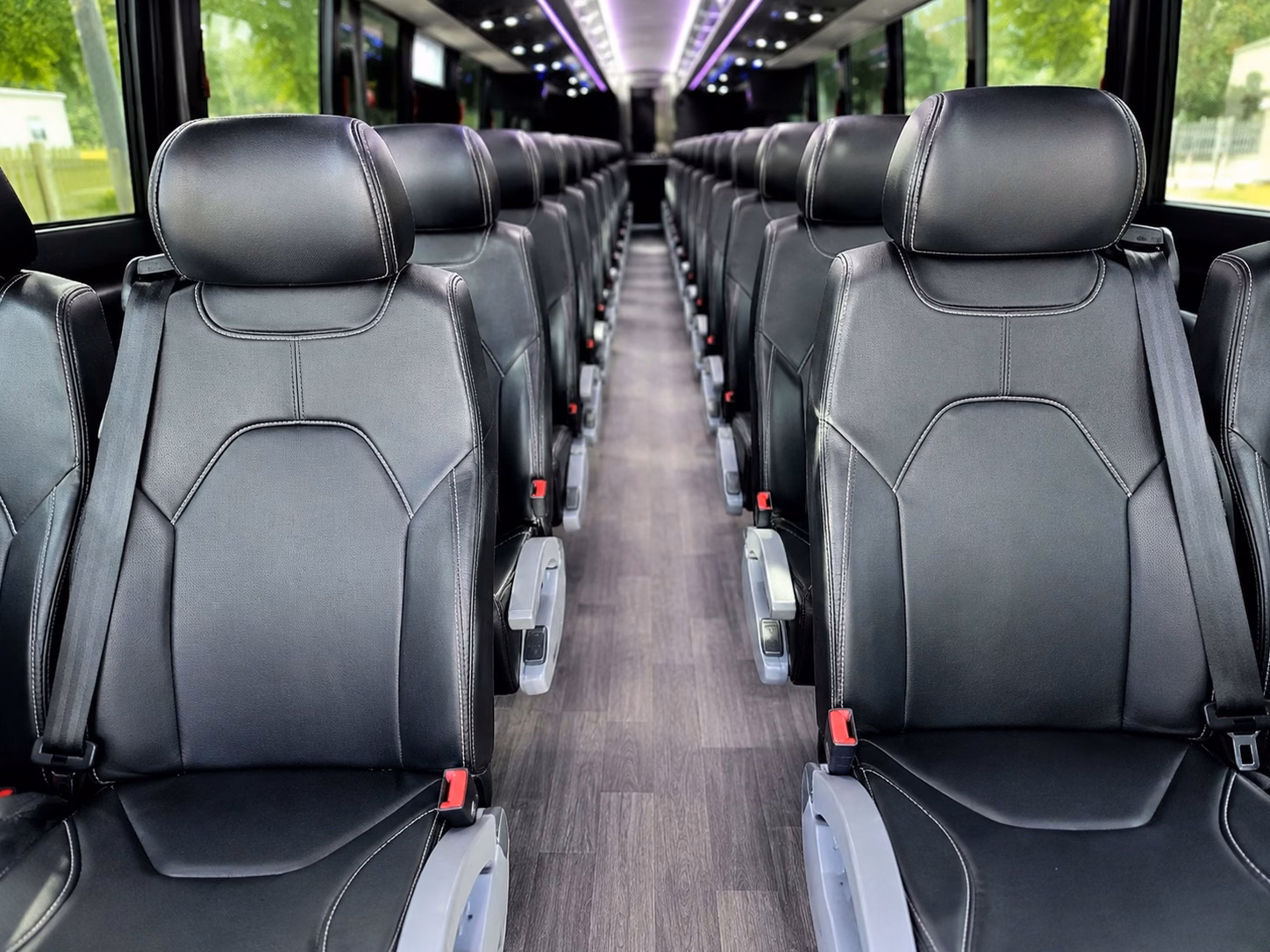 charter bus rentals for law enforcement and corrections transportation in pearland